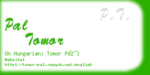 pal tomor business card